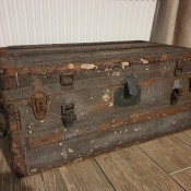 An old trunk.