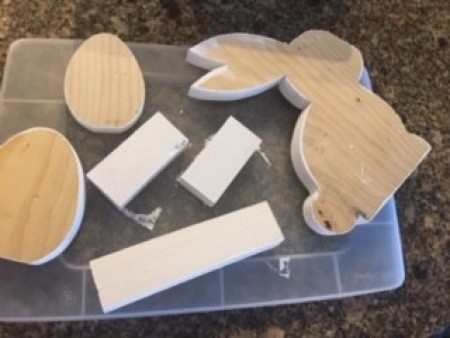 Easter Bunny and Eggs