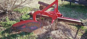 A red plow.