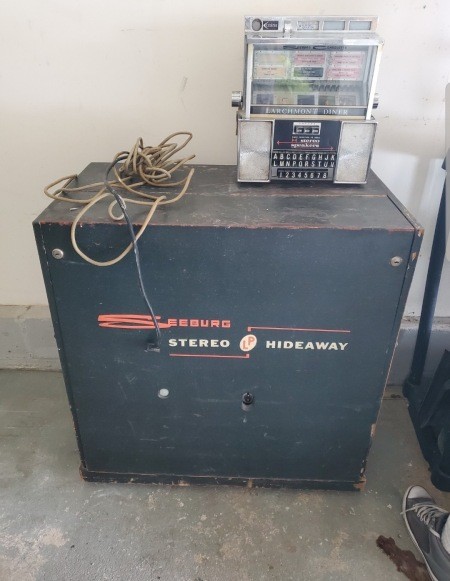An old jukebox.
