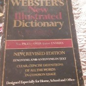 Double Misprinted Webster's New Illustrated Dictionary?