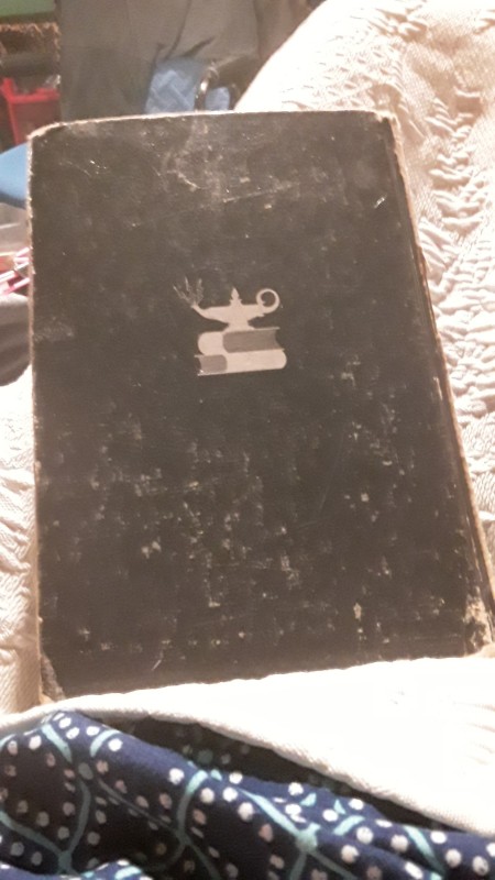 The back of a dictionary.