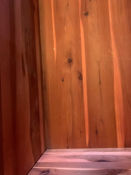 Inside a cedar chest.