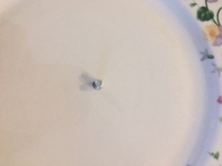 Adding hardware to the plates.