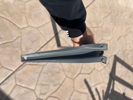 The top side of the bracket.