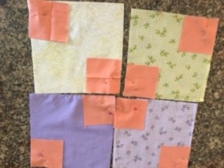 Putting the quilt together.