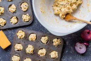 A batch of homemade muffins.