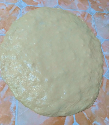Forming the dough.