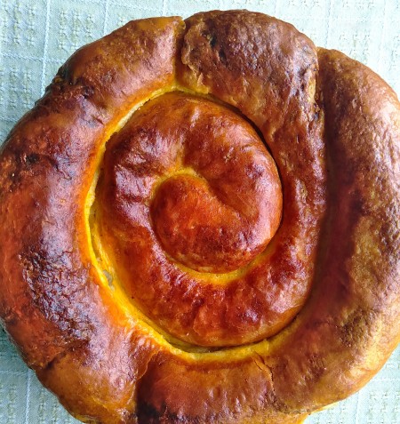 The baked mesenitza.