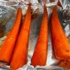 The baked or grilled carrots.