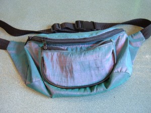 A small fanny pack.