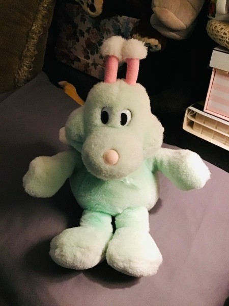 A whimsical stuffed animal.