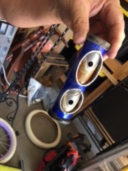 Deconstructing the bike frame.