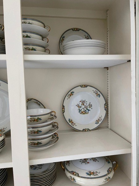 A large set of china.