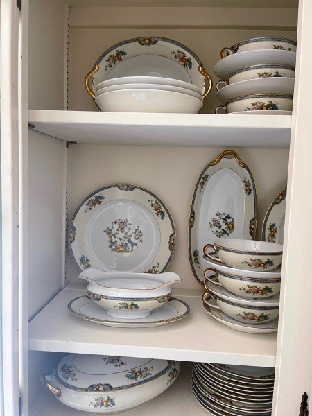 A large set of china.