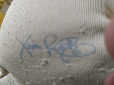 The signature on a Cabbage Patch Doll.