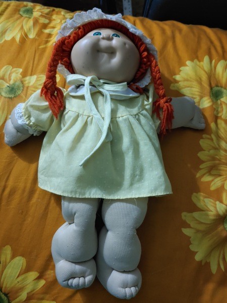 A Cabbage Patch doll.