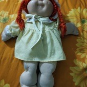 A Cabbage Patch doll.