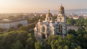 A castle or church in Bulgaria.