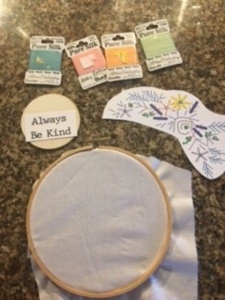 Supplies for Ribbon Embroidery