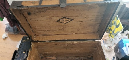 An old trunk.