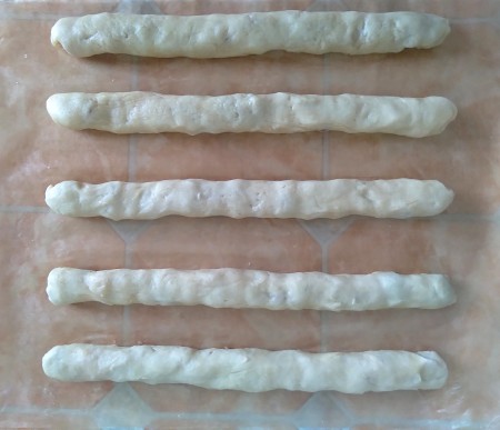 The tubes full of cherries.