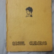 The cover of a yellow Tom Sawyer book.