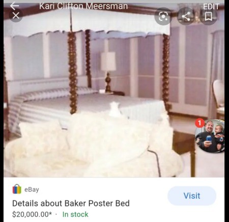 An advertisement for a bed.
