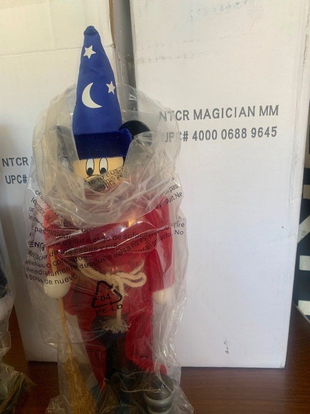 A sorcerer Mickey Mouse figurine.