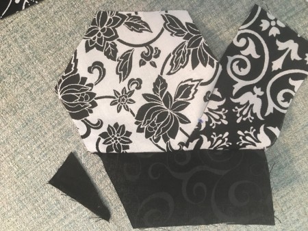 Cutting off the edges.