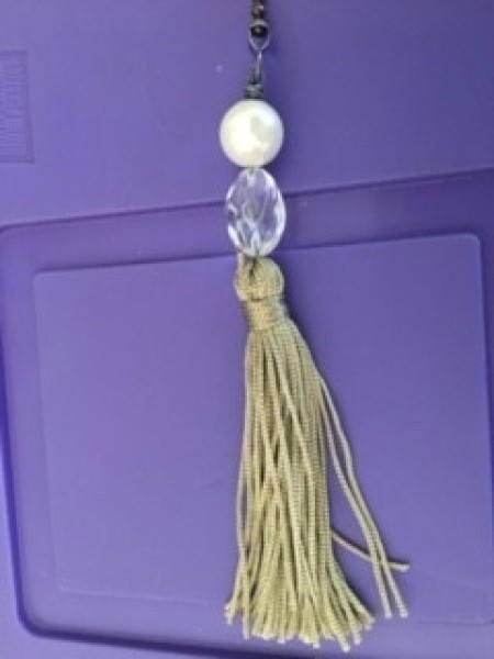 Adding beads to the pull.