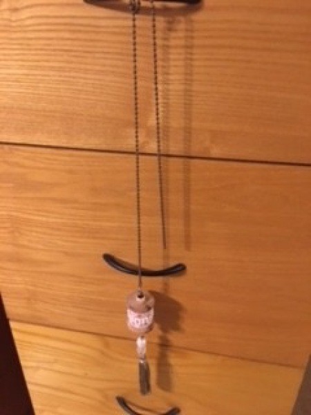 The hanging fan pull.