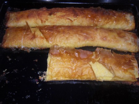 The rolled cherry pie.