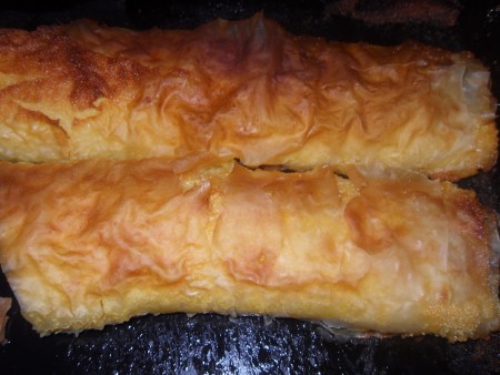 The rolled cherry pie.