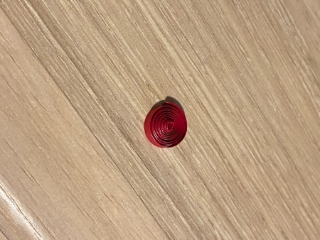 The spiral of paper.