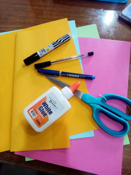 Supplies for Teacher's Day Card