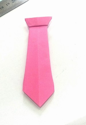 The folded necktie.