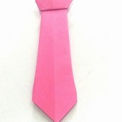 The folded necktie.