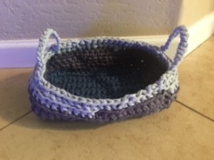 The completed basket.