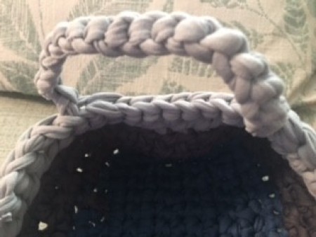 The completed handle.