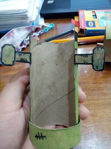 The back of the face.