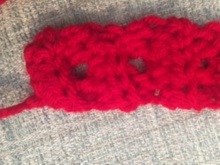 Adding loops to one bow end.