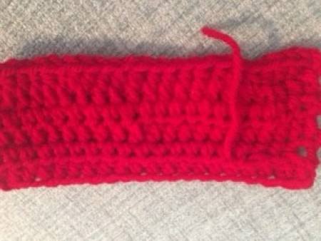 The finished rectangle.