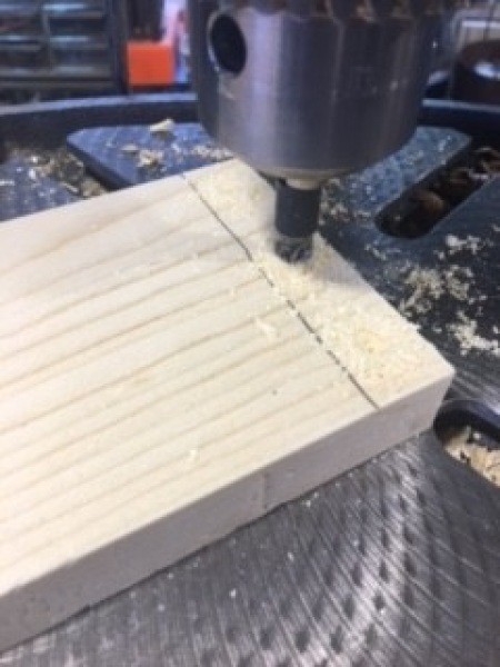 Assembling the screw and nail organizer.