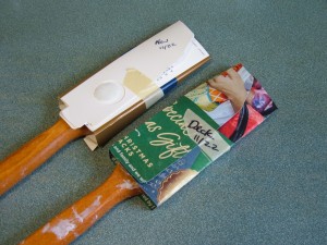 The completed paint brush covers.