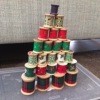 The completed spool tree.