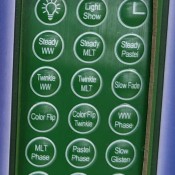 A remote for a Christmas tree.