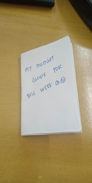 A small notebook.