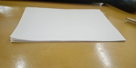 A stack of small notes.