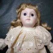 A vintage doll.